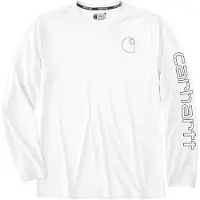 Carhartt Force Sun Defender Long-Sleeve Logo Graphic Long-Sleeve Chemise fonctionnelle Taille