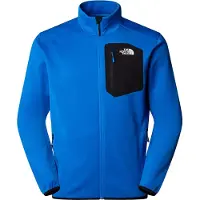 The North Face Homme Crest Full Zip, Bleu Héros/TNF Noir, Moyen