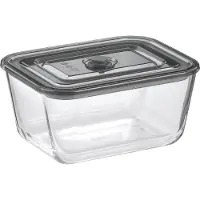 kela pot de stockage Aurelia 2500ml 23,8x18cm H : 11,1cm transparent