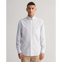 Gant pour homme. 3000120 Chemise en popeline à carreaux Vichy, coupe régulière (5XL), Casuel, Coton, Manche longue
