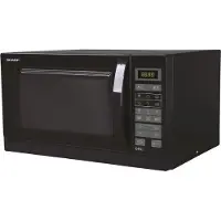 Sharp Four à micro-ondes R-742BKW à surface plane avec gril 25 L 900 W Noir