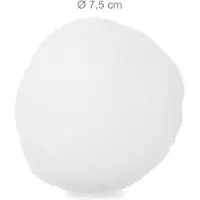 Relaxdays 50 boules de neige artificielles