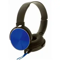 Rebeltec wired headphones Montana with microphone blue (Filaire), Écouteurs, Bleu