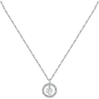 La Petite Story Family Ss Crystal Hooptree 405 Cm Necklace Argenté Femme