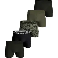 Björn Borg Boxers Cotton Stretch 5-Pack Multicolour Noir Multicoloré Vert taille XXL