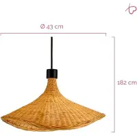 Pauleen Suspension Boho Soul 430 x 1820 mm E27 max. 20 W Beige, noir
