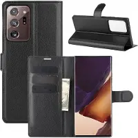 Screen Guard Professional Housse cuir Samsung Galaxy Note20 Ultra Leather Guard (Samsung Galaxy Note 20 Ultra), Coque pour téléphone portable, Noir