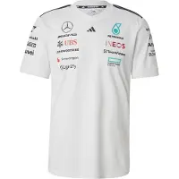 Adidas T-Shirt fonctionnel 'Mercedes - AMG Petronas Formula One Team' mélange de couleurs / blanc