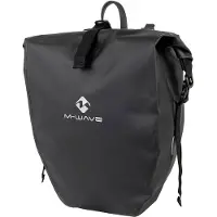 M-Wave Sacoche de porte-bagages 22 litres 100% étanche réglable sans outils