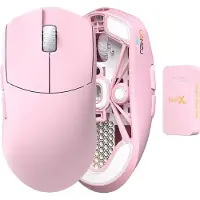 Lamzu Maya X 8K (Filaire, Sans fil), Souris, Pink