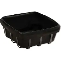 Kesper Koszyk na pieczywo, owoce, 22 x 22 cm, Stockage du pain, Noir