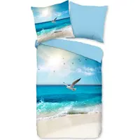Muller Textil Sealife (Parure de lit, 200 x 200 cm, 200x200 cm, 80 x 80 cm, 80x80 cm)