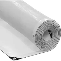 vidaXL Bâche transparente avec œillets 2x12 m polyéthylène