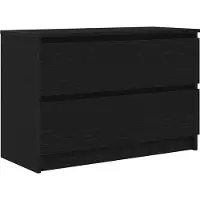 vidaXL Armoire TV noire 80x35x54 cm Bois composite