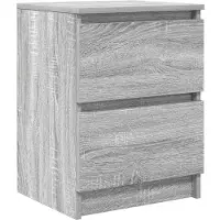vidaXL Armoire TV Gris Sonoma 40x35x54 cm Bois composite