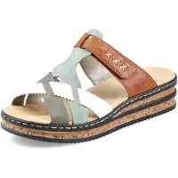 Rieker Damen Pantolette Mehrfarbig