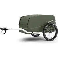 Croozer Cargo Kalle avec attelage - Couleur : Moos Green