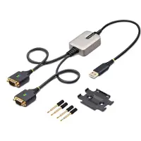StarTech.com 2p1ffc-usb-serial Usb Adapter Argenté