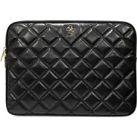GUESS Manchon GUCS14ZPSQSSGK 14" czarny/black Quilted 4G (14"), Sac pour notebook, Noir