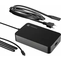 Natec Usb C 90w Laptop Charger Argenté
