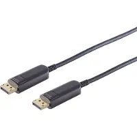 S-Impuls S/CONN maximum connectivity Câble optique Displayport, 8K, 20,0m (20 m), Câble vidéo, Noir