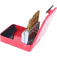 Ks Tools Jeu de forets hélicoïdaux HSS TiN (1 mm, 1,5 mm, 10 mm, 2 mm, 2,5 mm, 3 mm, 3,5 mm, 4 mm, 4,5 mm, 5 mm, 5,5 mm, 6 mm, 6,5 mm, 7 mm, 7,5 mm, 8 mm, 8,5 mm, 9 mm, 9,5 mm)