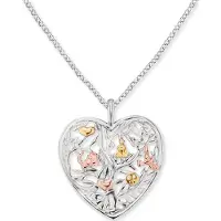Engelsrufer Pendentif Cœur avec chaîne Blanc