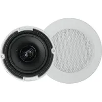 Omnitronic CSC3 Haut-parleur de plafond (1 pièce), Enceinte encastrable, Vert, Blanc, Noir