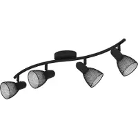 Eglo Lampe montée en surface Carovigno 4 lumières