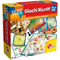 Lisciani Ludoteca Giochi Riuniti (plus de 60 jeux) – Jouet – – À partir de 0 ans