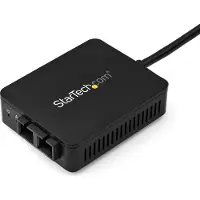 StarTech.com Adaptateur réseau USB 3.0 vers fibre optique SC Gigabit Ethernet jusqu'à 550 m - Convertisseur USB vers fibre 1000Base-SX - Adaptateur réseau - USB 3.0 - 1000Base-SX - 850 nm - noir
