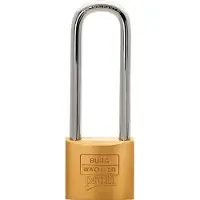 Burg wachter Cadenas à cylindre 116HB 50 180 Largeur du corps de serrure 50 mm Laiton à combinaisons multiples