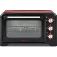 Girmi FE20 Four électrique à chaleur tournante 20 L 1380 W noir rouge
