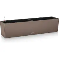 Lechuza Pot de Plante Rectangulaire en Polypropylène Brun Lechuza