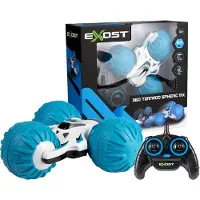 Exost Voiture de cascade télécommandée 360 Tornado Spheric MX 1:18, bleue