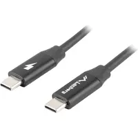 Lanberg CA-CMCM-40CU-0018-BK KABEL USB-C M/M 2.0 1.8M SCHWARZ PREMIUM QC 4.0 PD 6