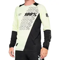 100% Hommes, Maillot de cyclisme, R-Core maillot de bike hommes (XL), Jaune, Noir, XL