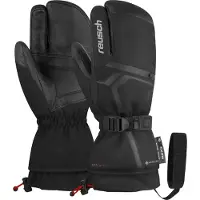 Reusch - Moufles à 3 doigts de ski en GORE-TEX - Down Spirit GTX Lobster Black/Silver en Cuir - Taille 10 - Noir