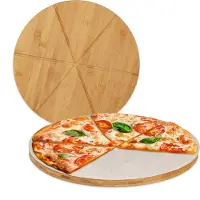 Relaxdays 2x planche-pizza