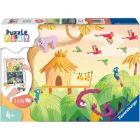 Ravensburger Puzzle&Play : Aventure dans la jungle 2x24 pièces