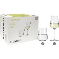 Ritzenhoff PROM Lichtweiss Julie Set de 12 bouteilles de vin blanc