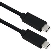 Roline Câble USB4 Gen 3, Emark, USB C-C, ST/ST, 40 Gbit/s, 100 W, noir, 0,8 m