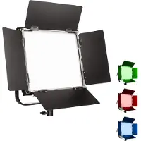 Walimex pro Rainbow LED RGBWW Luminaire de surface 50W (Panneaux lumineux), Lumière continue, Noir