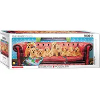 Eurographics Puzzle Labrador Canapé pour chien, 1000 pièces panorama, 96 x 32 cm, 6010-5630