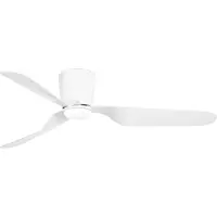 Faro Pemba - ventilateur de plafond avec lumière et télécommande - Ø 132 cm - 16W LED inclus - blanc