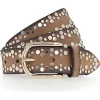 Vanzetti Ceinture camel / gris argenté