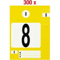 Ks Tools Jeu de porte-clés jaune 300 pièces - 500.8017