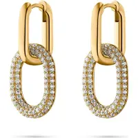Jette Creolen LIQUID, (Argent 925)
