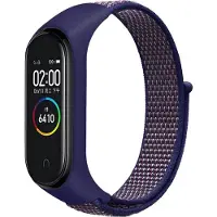 Cover-Discount Xiaomi Mi Band - Bracelet en nylon velcro bleu (Nylon), Sangles de montre, Bleu