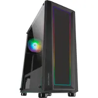Mars Gaming Mc-art Frgb Boîtier tour PC Noir Noir One Size